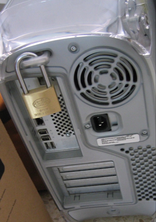 Mac G4 med lås
